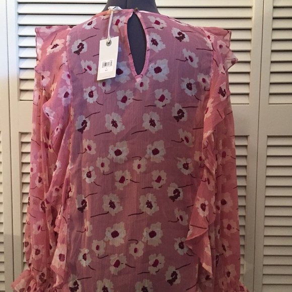 Lucky‎ Brand Floral Pink Blouse NWT - Picture 2 of 7